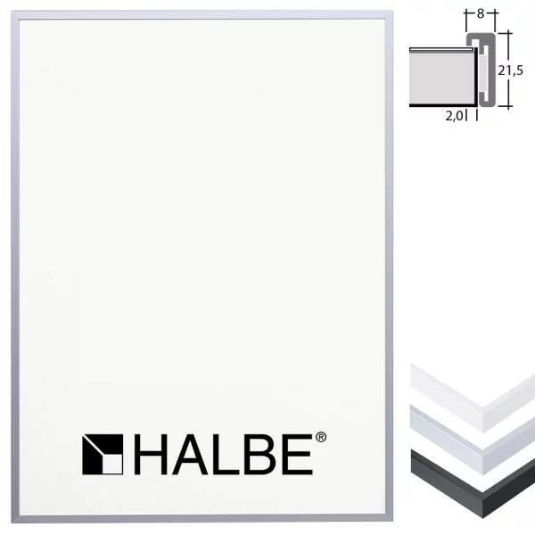 Alu 6 Magnet-Bilderrahmen 