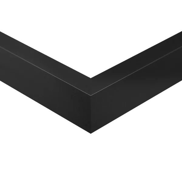 Zertifizierter Premium Brandschutzrahmen B1 "Alu 12" 42x59,4 (A2) | Schwarz matt | Normalglas