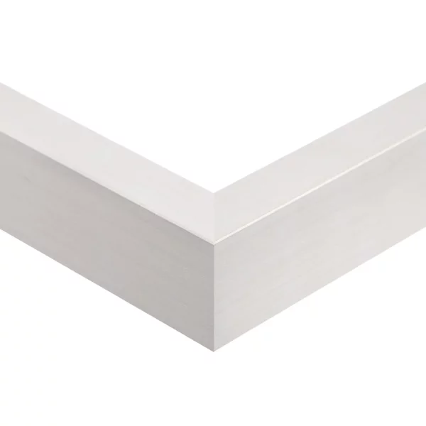 Holz 16 Magnet-Bilderrahmen 21x29,7 (A4) | Ahorn weiss | Normalglas