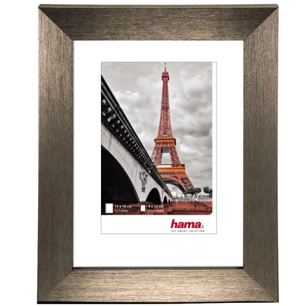 Kunststoff Bilderrahmen Paris 40x50 cm | Stahl | Normalglas (2 mm)