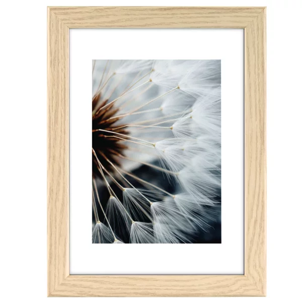 Kunststoff Bilderrahmen Breeze 30x40 cm | Eiche | Normalglas (2 mm)