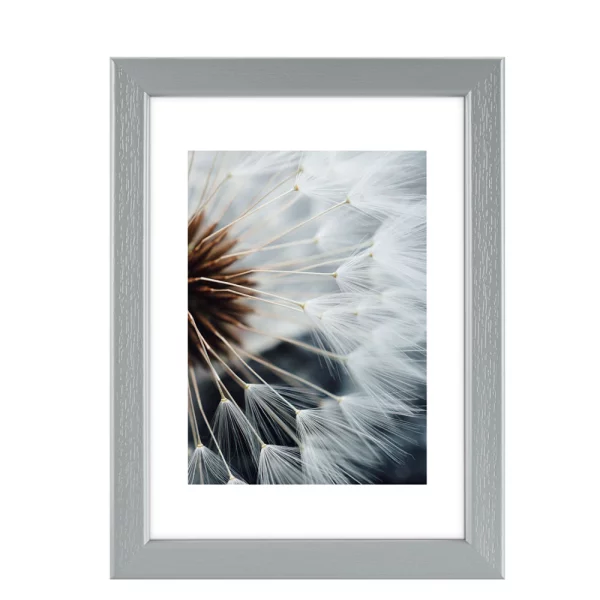 Kunststoff Bilderrahmen Breeze 30x40 cm | Grau | Normalglas (2 mm)