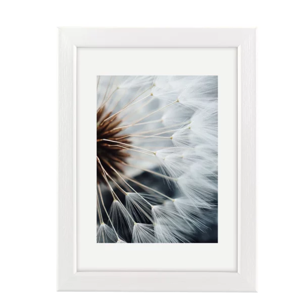 Kunststoff Bilderrahmen Breeze 30x40 cm | Weiß | Normalglas (2 mm)