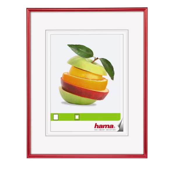 Kunststoff Bilderrahmen Sevilla 20x30 cm | Rot | Normalglas (2 mm)