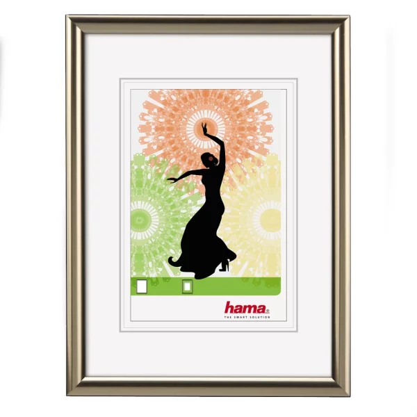 Kunststoff Bilderrahmen Madrid 20x30 cm | Stahl | Normalglas (2 mm)