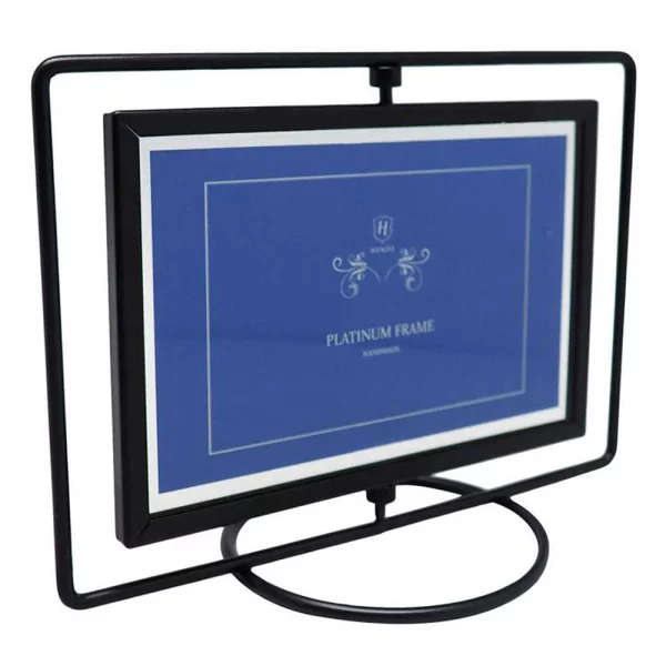 Foto-Bilderrahmen Platinum Landscape Swing 10x15 cm | schwarz | Normalglas (2 mm)