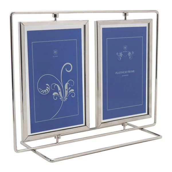 Fotorahmen Platinum Double Swing 13x18 cm | silber | Normalglas (2 mm)