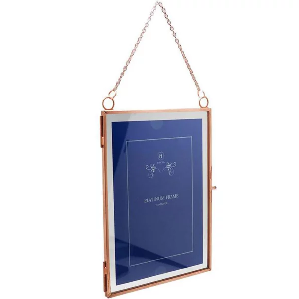 Foto-Bilderrahmen Platinum Vintage 10x15 cm | rose gold | Normalglas (2 mm)