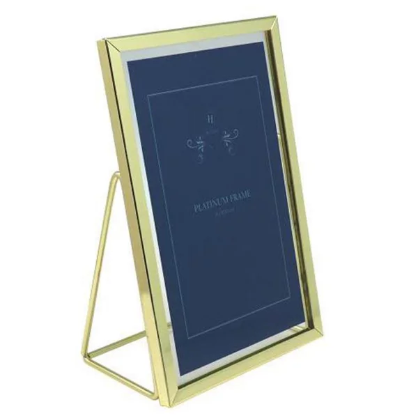 Fotorahmen Platinum Triangle 13x18 cm | gold | Normalglas (2 mm)