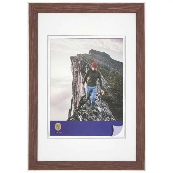 Kunststoff Bilderrahmen Edge 15x20 cm | rot | Normalglas (2 mm)
