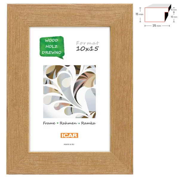 Holz Bilderrahmen Solvane 