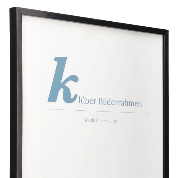 Cadre en bois Calamar 30x40 cm | anthracite-noir | verre standard (2 mm)