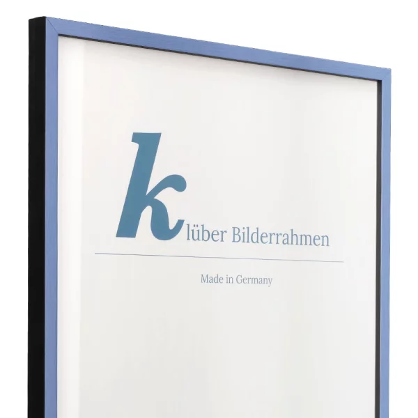 Cadre en bois Calamar 30x40 cm | bleu nuit | verre standard (2 mm)