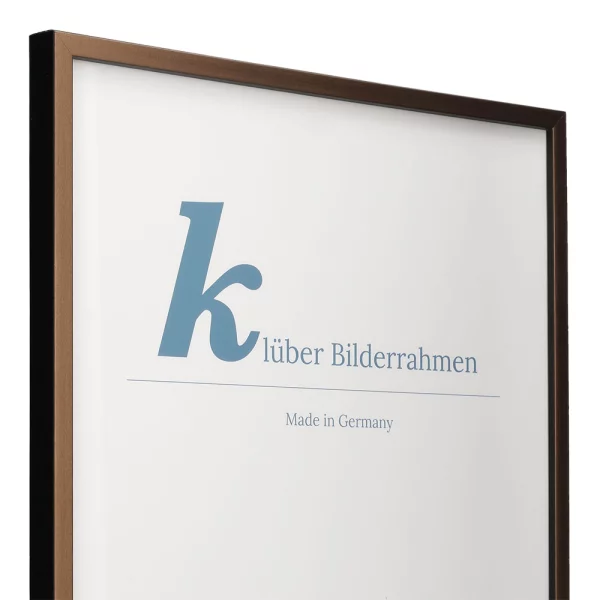 Cadre en bois Calamar 30x40 cm | cuivre-noir | verre standard (2 mm)
