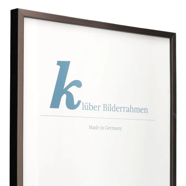 Cadre en bois Calamar 30x40 cm | rosé-noir | verre standard (2 mm)