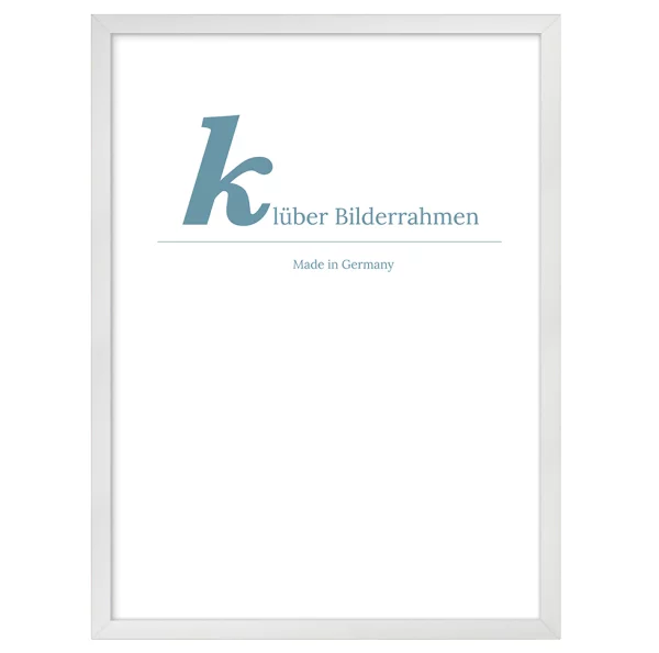 Aluminum kader Javier 21x29,7 cm (A4) | zilver glanzend, zijkanten geborsteld | normaal glas (2 mm)