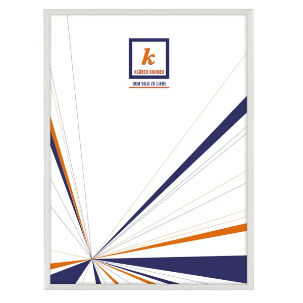 Cadre en aluminium Carlos 20x30 cm | blanc mat | verre standard (2 mm)