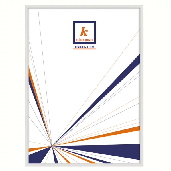 Cadre en aluminium Miguel 20x30 cm | blanc glacier | verre standard (2 mm)