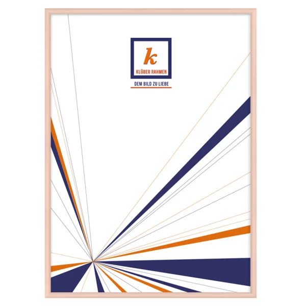 Cadre en aluminium Miguel 20x30 cm | saumon | verre standard (2 mm)