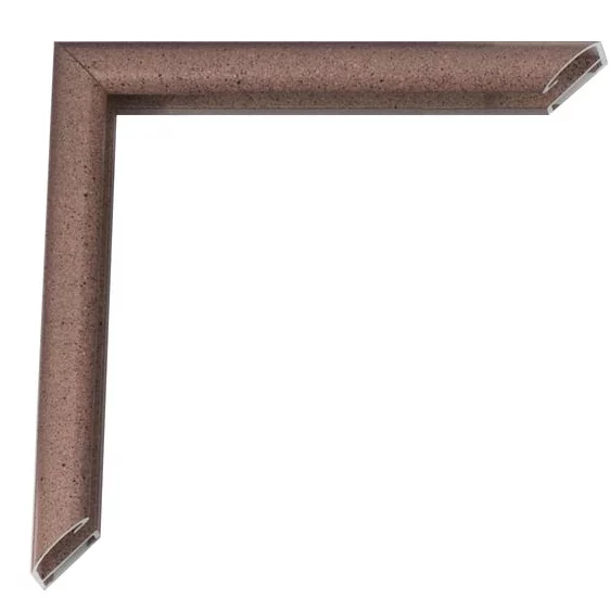 Cadre en aluminium Pedro 20x30 cm | Travertin | verre standard (2 mm)