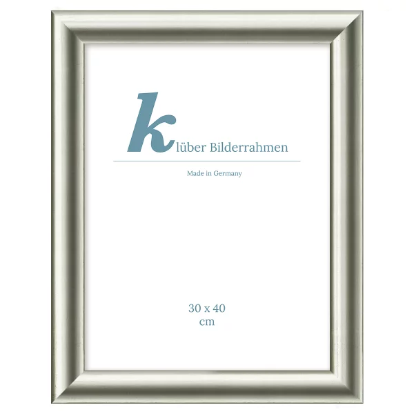 Houten kader Rubi 40x60 cm | imitatie witgoud, gefolieerd | normaal glas (2 mm)