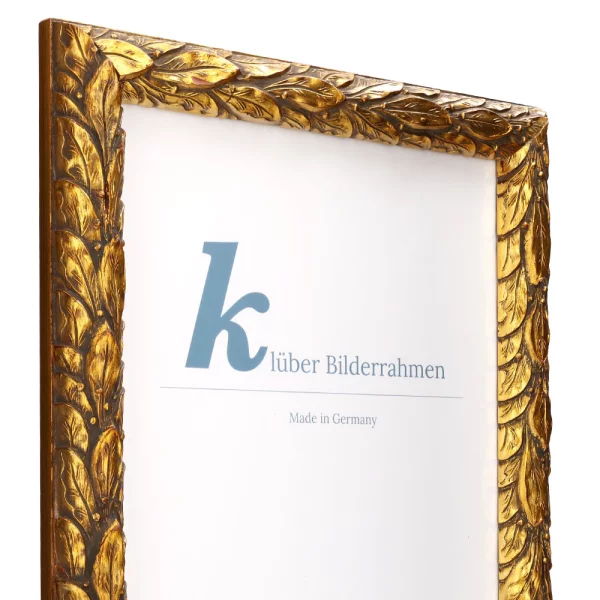Barock Bilderrahmen Cadiz 30x45 | Gold | Normalglas (2 mm)