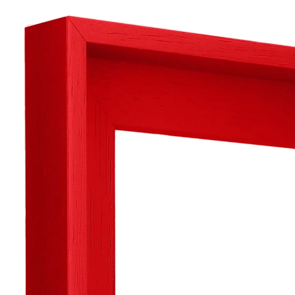 Baklijst Matiz op maat Red (016) | lege kader (zonder glas en achterwand)