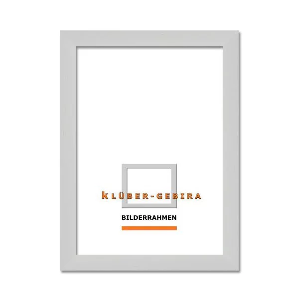 Cadre en bois Tenerifa sur mesure blanc | verre standard (2 mm)