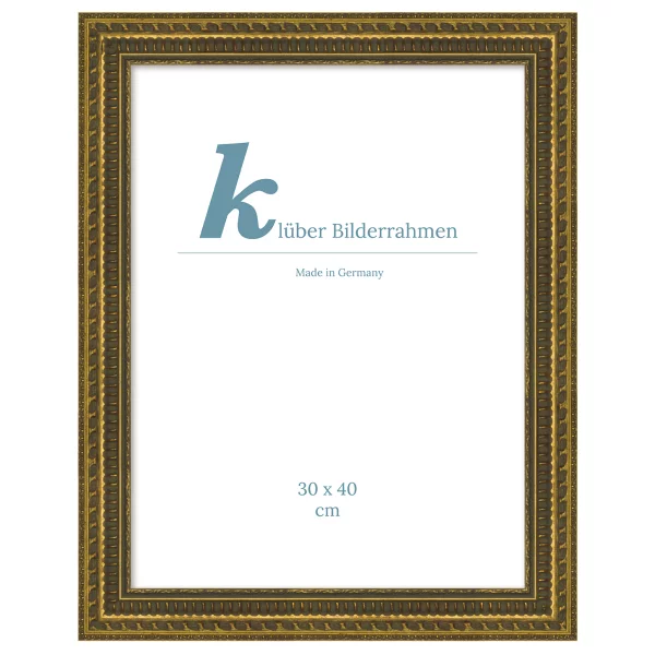 Cadre de style baroque Bilbao 42x59,4 cm (A2) | or | verre standard (2 mm)