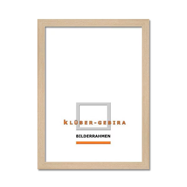 Holz Bilderrahmen Moya 42x59,4 (A2) | Rohleiste | Normalglas (2 mm)