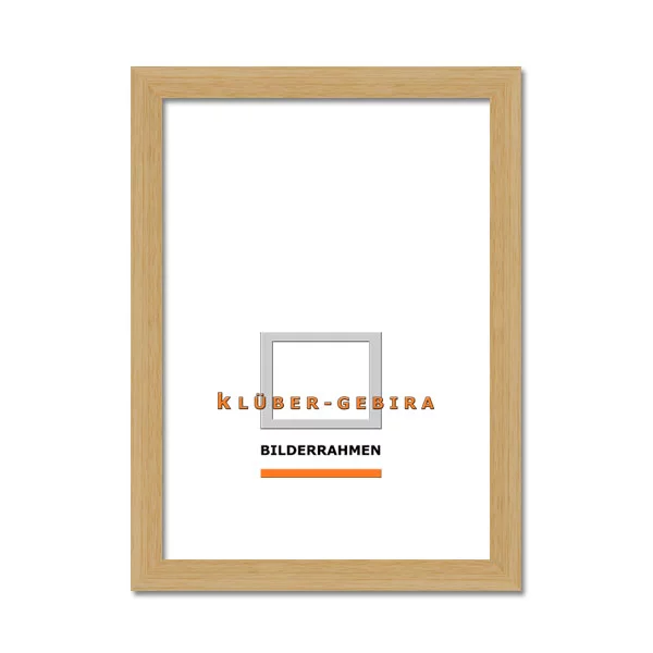Cadre en bois Parla 20x30 cm | baguette brute | verre standard (2 mm)