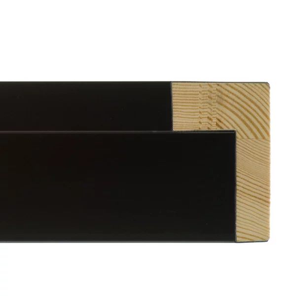 Schattenfuge Merida 20x30 | Schwarz | Leerrahmen (ohne Glas und Rückwand)
