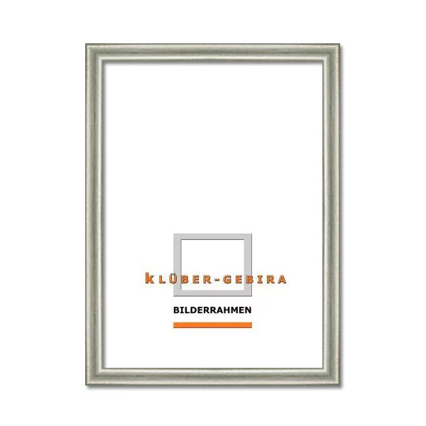 Cadre en bois La Gomera 20x30 cm | argent bruni | verre standard (2 mm)
