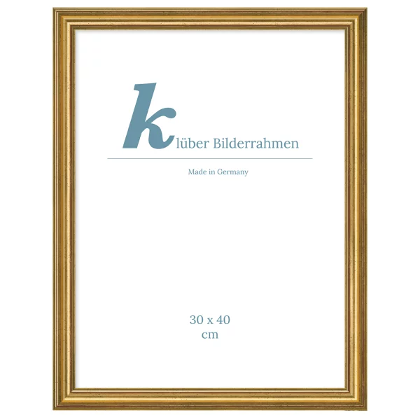 Houten kader Puntallana 20x30 cm | goud-roestrood | normaal glas (2 mm)