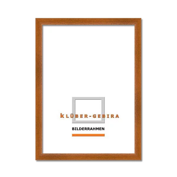 Cadre en bois Calvia sur mesure cerisier | verre standard (2 mm)