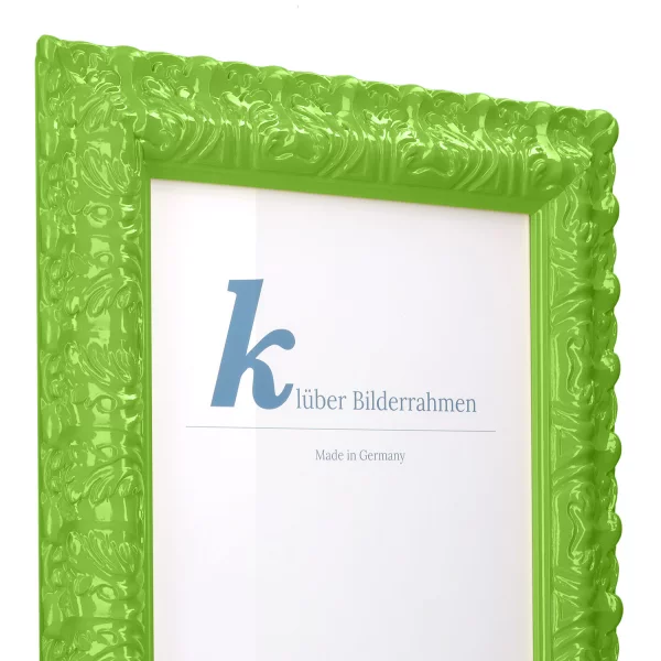 Barockrahmen Salamanca Color 50x60 cm | Apple Green (153) | Normalglas (2 mm)