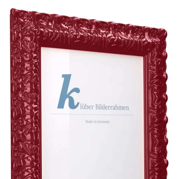 Barockrahmen Salamanca Color 70x100 cm | Burgundy (019) | Kunstglas (2 mm)