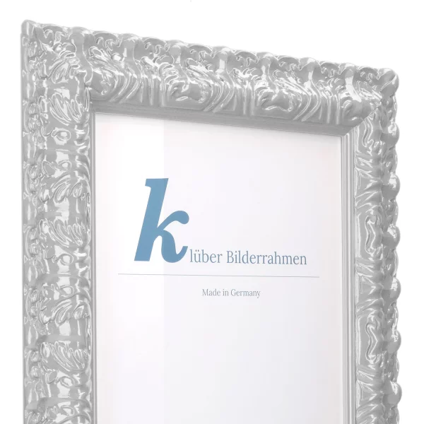 Barockrahmen Salamanca Color 70x100 cm | Heather Grey (228) | Kunstglas (2 mm)