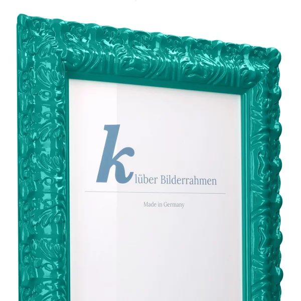 Barockrahmen Salamanca Color 50x60 cm | Lagoon (126) | Normalglas (2 mm)