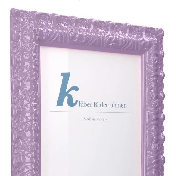 Barockrahmen Salamanca Color 50x60 cm | Lavender (065) | Normalglas (2 mm)