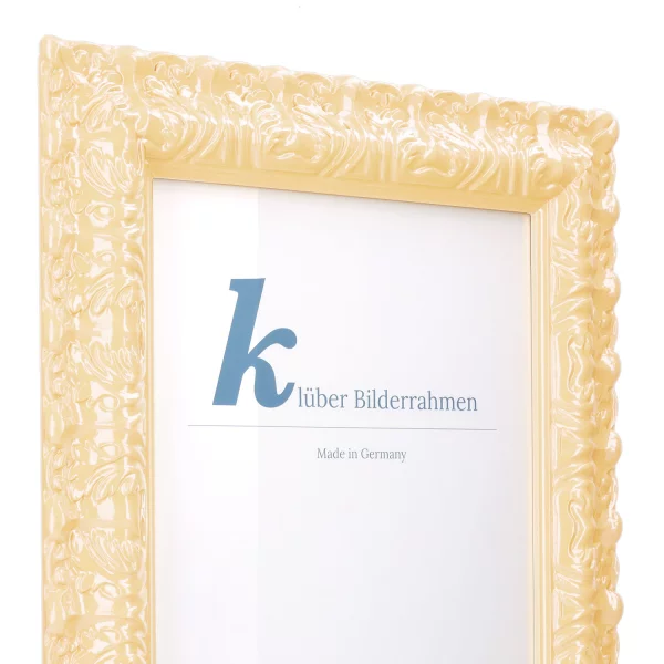 Barockrahmen Salamanca Color 70x100 cm | Light Beige (189) | Kunstglas (2 mm)