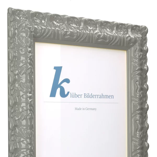 Barockrahmen Salamanca Color 70x100 cm | Neutral Grey (217) | Kunstglas (2 mm)