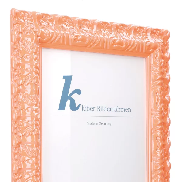 Barockrahmen Salamanca Color 50x60 cm | Peach (024) | Normalglas (2 mm)