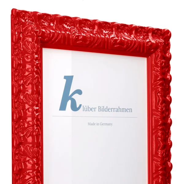Barockrahmen Salamanca Color 50x60 cm | Ruby (033) | Normalglas (2 mm)