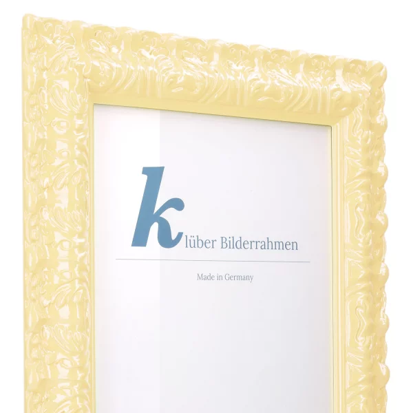 Barockrahmen Salamanca Color 50x60 cm | Vanilla (006) | Normalglas (2 mm)