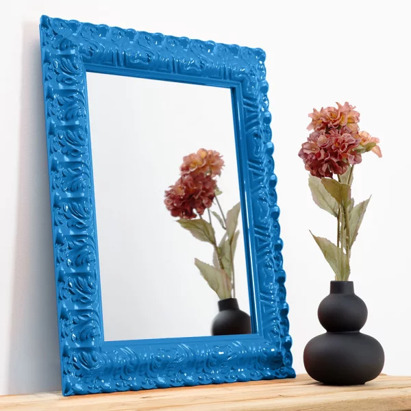 Wandspiegel Salamanca Color 50x60 cm | Cobalt Blue (096) | Spiegel (2 mm)