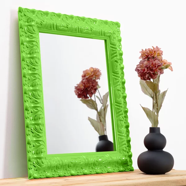 Wandspiegel Salamanca Color 50x60 cm | Neon Green (236) | Spiegel (2 mm)
