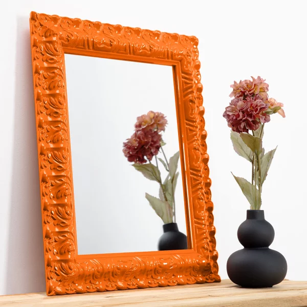 Wandspiegel Salamanca Color 50x60 cm | Orange (014) | Spiegel (2 mm)