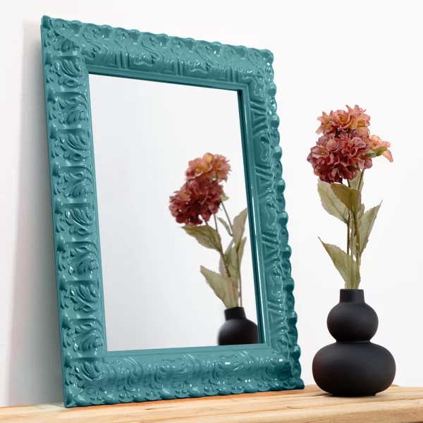 Wandspiegel Salamanca Color 30x40 cm | Teal (120) | Spiegel (2 mm)