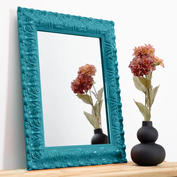 Wandspiegel Salamanca Color nach Maß Aqua (115) | Spiegel (2 mm)